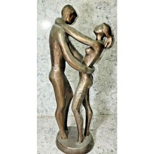 1975 Austin Prod Inc Romance Couple Statue Figure Vintage‎ Embrace Dance 16 Inch